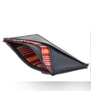 Wolf Howard, leather card, wallet, new with tags, in original gift‎ box, navy